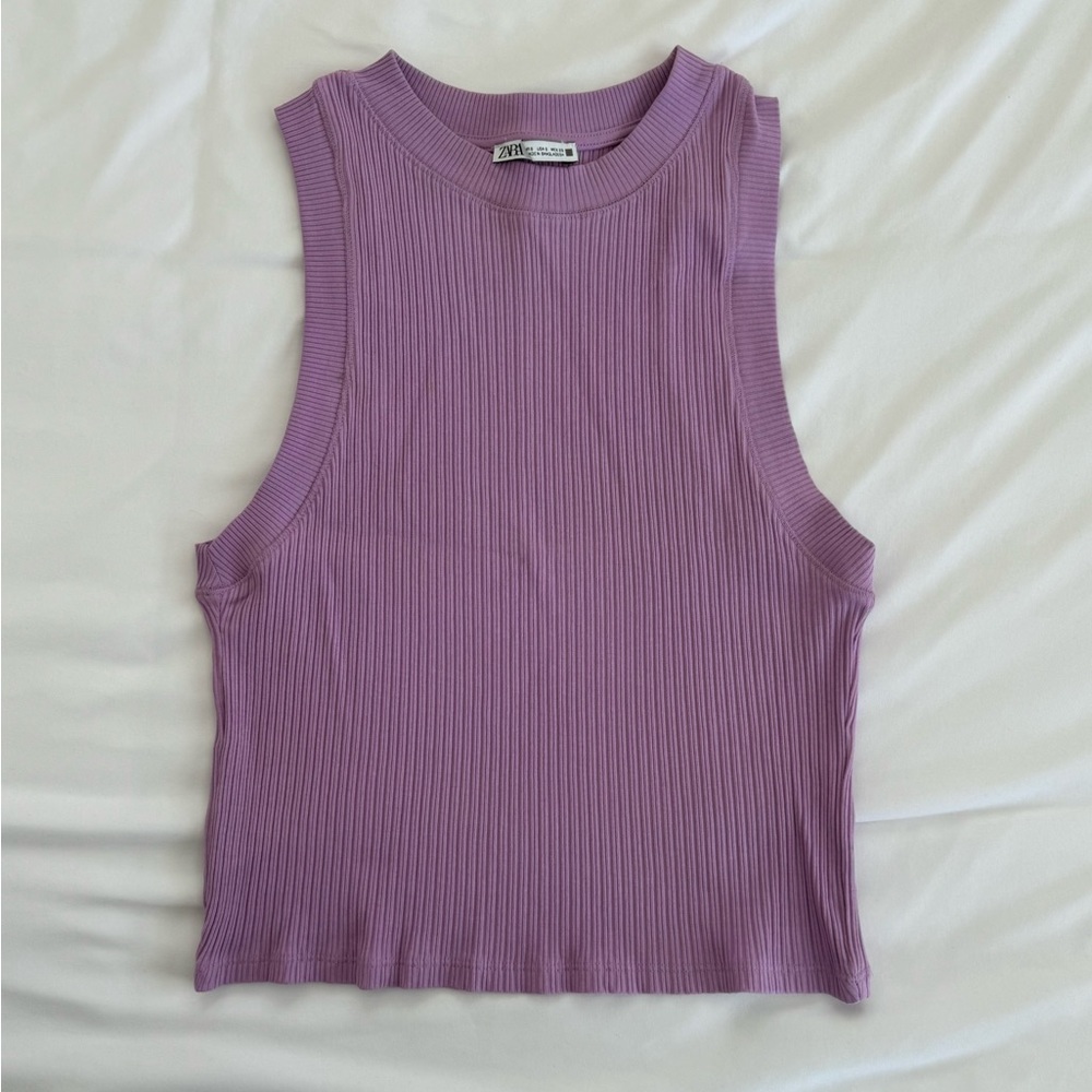Zara purple tank top